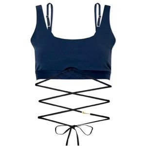 NIKE X JACQUEMUS BRA - Navy Blue - Small NWT